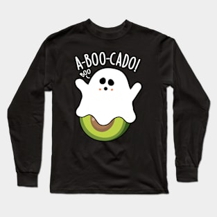 A-boo-cado Funny Avocado Puns Long Sleeve T-Shirt